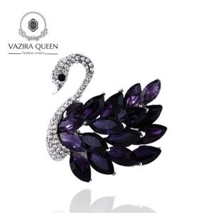 VQ Swan Brooch